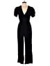 Trixxi Solid Black Jumpsuit Size L - photo 1