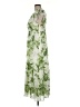 Taylor 100% Polyester Tropical Green Casual Dress Size 8 - photo 5