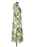 Taylor 100% Polyester Tropical Green Casual Dress Size 8 - photo 4
