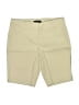 Ann Taylor Solid Ivory Khaki Shorts Size 2 Petite - photo 1