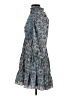 Likely 100% Polyester Paisley Teal Casual Dress Size 2 - photo 5