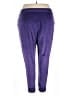 Cozy Casuals Solid Purple Casual Pants Size 2X - photo 2