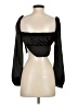 Princess Polly Black Long Sleeve Blouse Size 4 - photo 2