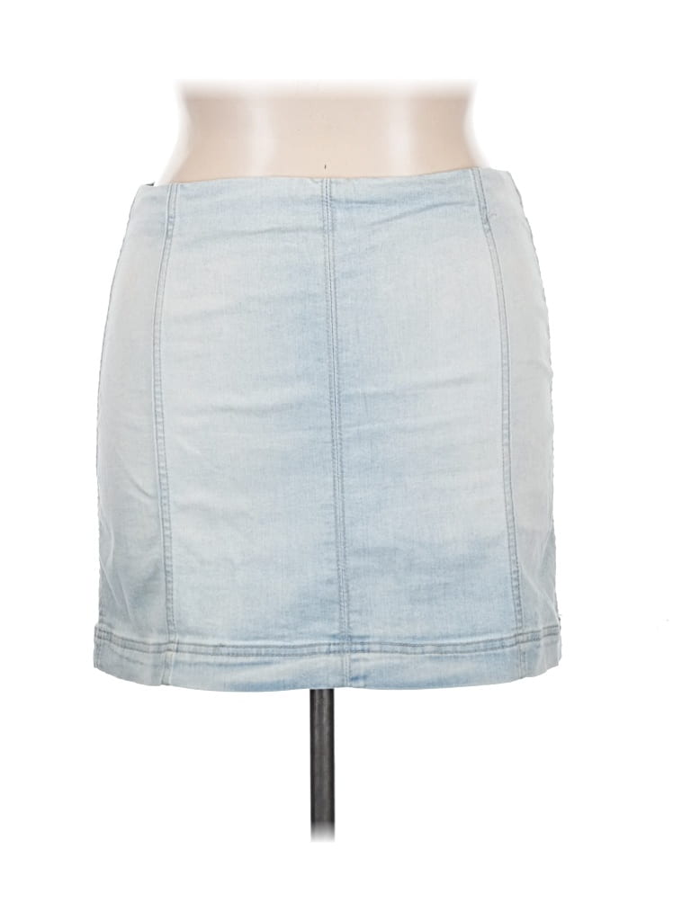Pre-owned Wild Fable Denim Skirt In Blue
