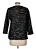 Chico's 100% Polyester Tweed Black Pullover Sweater Size Med (1) - photo 2