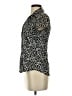 BCBGMAXAZRIA Animal Print Black Short Sleeve Blouse Size XS - photo 5
