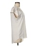 Express Outlet Ivory Short Sleeve Blouse Size M - photo 4
