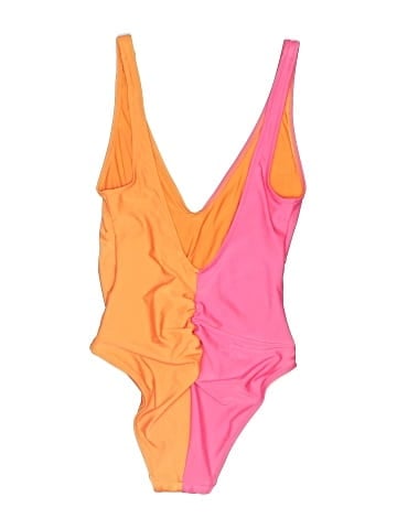 Solid & Striped One Piece Swimsuit (view 2)