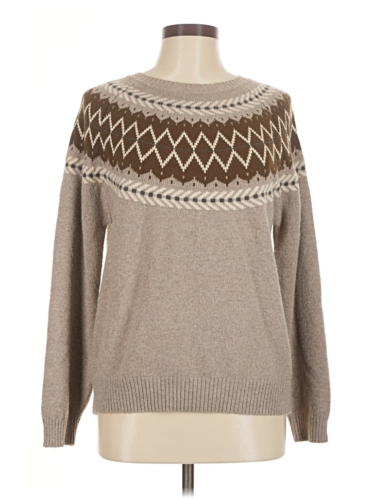Pre-owned Weatherproof Pullover Sweater In Tan