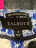 Talbots Print Blue Shorts Size 4 - photo 3