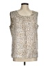 Talbots Outlet Ivory Sleeveless Blouse Size M - photo 1