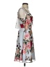CeCe 100% Polyester Floral Gray Casual Dress Size 2 - photo 4