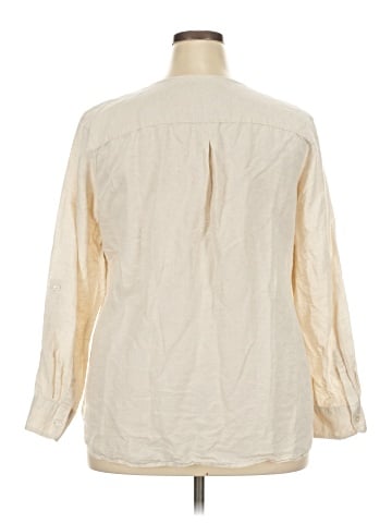 Talbots Outlet 3/4 Sleeve Button-Down Shirt (view 2)