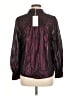 ModCloth Metallic Burgundy Long Sleeve Blouse Size M - photo 2