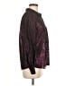 ModCloth Metallic Burgundy Long Sleeve Blouse Size M - photo 4