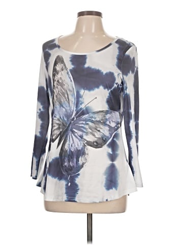 Lily by Firmiana 3/4 Sleeve Top (view 1)