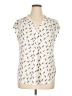 Fun2Fun 100% Polyester Ivory White Sleeveless T-Shirt Size XL - photo 1