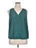 J.Crew Factory Store 100% Polyester Teal Sleeveless Blouse Size XL - photo 1