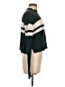Lottie Moss Color Block Green Turtleneck Sweater Size M - photo 4