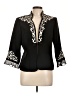 Plaza South 100% Polyester Black Blazer Size 12 - photo 1