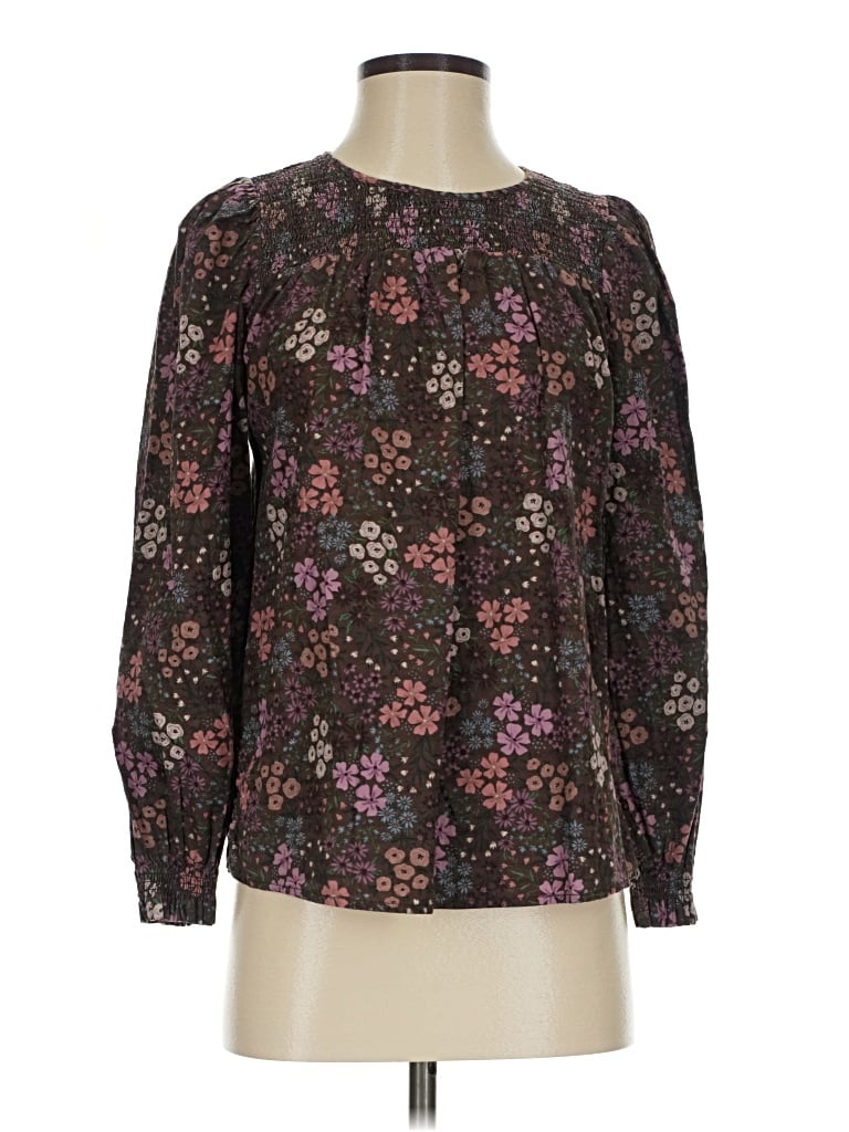 Pre-owned Summersalt Long Sleeve Blouse In Black