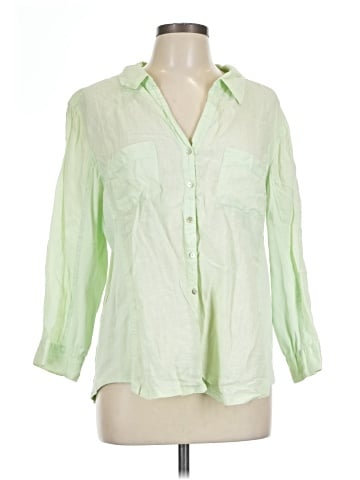 Eileen Fisher 3/4 Sleeve Button-Down Shirt (view 1)