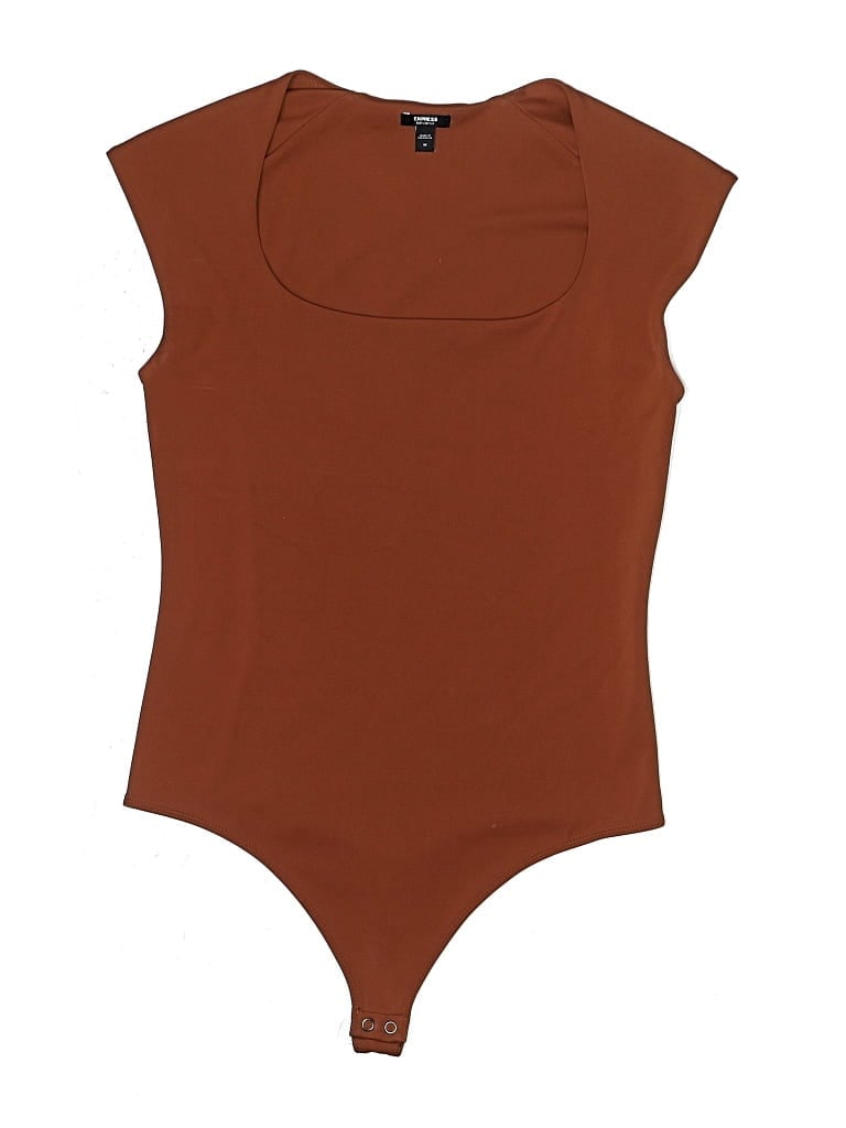 Pre-owned Express Bodysuit In Brown