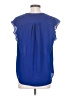 Chaus 100% Polyester Blue Sleeveless Blouse Size S - photo 2