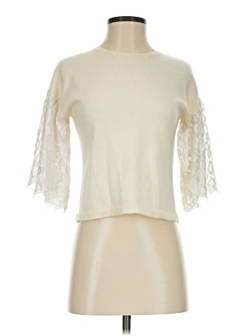 Vertical Design Short Sleeve Top (view 1)