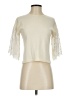 Vertical Design Ivory Short Sleeve Top Size S - photo 1