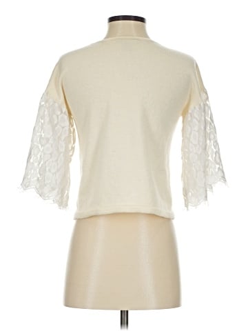 Vertical Design Short Sleeve Top (view 2)