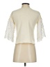 Vertical Design Ivory Short Sleeve Top Size S - photo 2