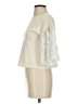 Vertical Design Ivory Short Sleeve Top Size S - photo 5