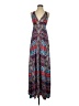 PilyQ 100% Polyester Paisley Gray Casual Dress Size XS - photo 1