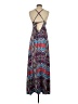 PilyQ 100% Polyester Paisley Gray Casual Dress Size XS - photo 2