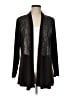 Susan Graver Black Brown Cardigan Size L - photo 1