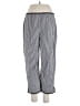 Marisa Christina Stripes Silver Casual Pants Size 10 - photo 1