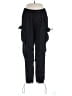 Unbranded Black Cargo Pants Size L - photo 1