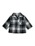 Old Navy 100% Polyester Plaid Green Long Sleeve Button-Down Shirt Size 3-6 mo - photo 1
