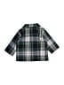 Old Navy 100% Polyester Plaid Green Long Sleeve Button-Down Shirt Size 3-6 mo - photo 2