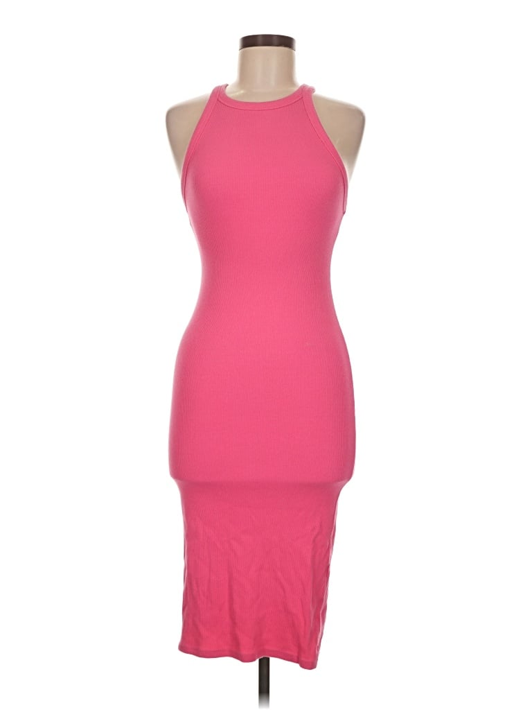 Pre-owned Zara Cocktail Dress In Pink