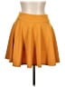 Urban Coco Solid Orange Casual Skirt Size L - photo 1