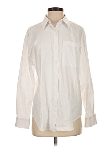 CALVIN KLEIN JEANS Long Sleeve Button-Down Shirt (view 1)