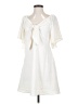Unbranded 100% Polyester Ivory Casual Dress Size S - photo 1
