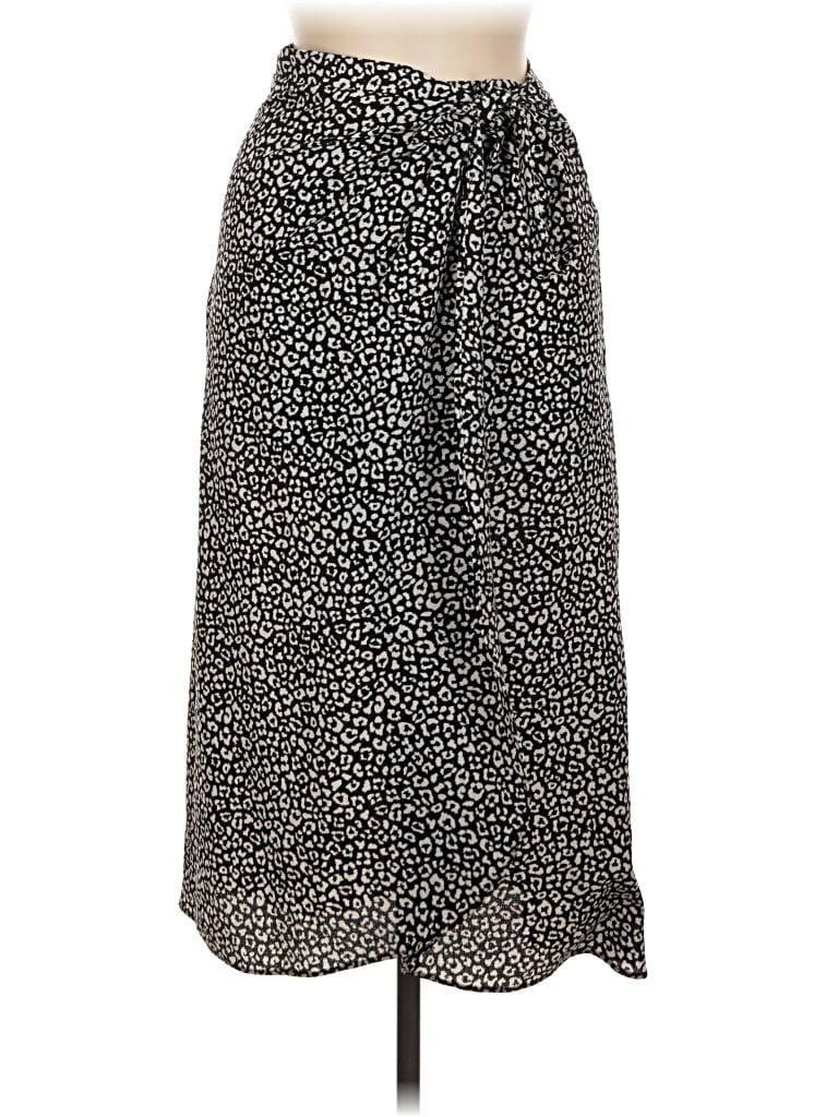 Pre-owned Como Vintage Casual Skirt In Black