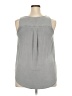 Torrid 100% Rayon Gray Sleeveless Blouse Size 2X Plus (2) - photo 2