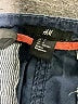 H&M 100% Cotton Solid Blue Shorts Size 6 - photo 3