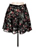 LUCCA Floral Black Casual Skirt Size M - photo 1