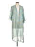 Do Everything in Love 100% Polyester Teal Kimono One size - photo 1