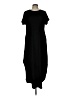 Unbranded Solid Black Casual Dress Size L - photo 1